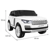 Ramiz Dvivietis elektromobilis Range Rover HSE, Baltas