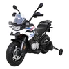 Ramiz Vaikiškas elektrinis BMW F850 GS motoroleris su muzika ir USB jungtimi, iki 30 kg, juodas