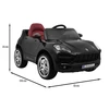 Lean Sport Elektrinė mašina vaikams Turbo-S juodos spalvos