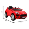 Ramiz Elektrinė mašina vaikams Turbo-S raudonos spalvos