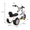 Ramiz Elektrinis motociklas Hot Chopper, Baltas