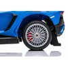Ramiz Vaikiškas Lamborghini Aventador SV elektrinis triratukas su garsais ir LED šviesomis, iki 30 kg, juodas