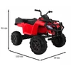Ramiz Quad XL ATV Raudona transporto priemonė