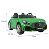 Ramiz Elektromobilis Mercedes-Benz GT R, 4x4, lakuotas žalias