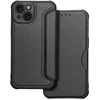 OEM atverčiamas dėklas iPhone 15 Razor Book juodas