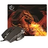 Pelė Rinkinys Rebeltec Raudona Dragon
