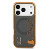 Red Bull Raudona Bull Raudona Bull PC Double Layer Vertical MV1 MagSafe dėklas skirtas iPhone 17 Pro pilkos spalvos