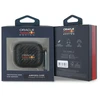 Dėklas Red Bull Raudona Bull Raudona Bull PU Carbon Logo AirPods 4 juodos spalvos
