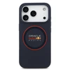 Red Bull Raudona Bull Raudona Bull Silicone Raudona Ring MagSafe dėklas skirtas Apple iPhone 17 Pro Navy mėlynos spalvos