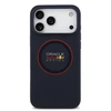 Red Bull Raudona Bull Raudona Bull Silicone Raudona Ring MagSafe dėklas skirtas Apple iPhone 17 Pro Max Navy mėlynos spalvos