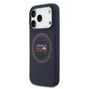 Red Bull Raudona Bull Raudona Bull Silicone Raudona Ring MagSafe dėklas skirtas Apple iPhone 17 Pro Navy mėlynos spalvos