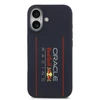 Red Bull Raudona Bull Raudona Bull Silicone Vertical Logo MagSafe dėklas skirtas Apple iPhone 17 mėlynos spalvos
