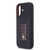 Red Bull Raudona Bull Raudona Bull Silicone Vertical Logo MagSafe dėklas skirtas Apple iPhone 17 mėlynos spalvos