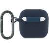 Dėklas Red Bull Raudona Bull Raudona Bull Silicone Logo & Lines AirPods 4 mėlynos spalvos