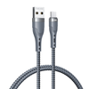 PTC REMAX Cable USB 2.0 A Male į Micro USB B Male, Pilkas, 1.0m, RC-C006