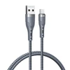 PTC REMAX Cable USB 2.0 A Male į Micro USB B Male, Pilkas, 1.0m, RC-C006