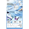 Įkroviklis Remax RP-U120 20W USB-C/USB-A + USB-C to USB-C cable 1.0m baltas