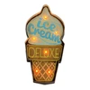 Sieninis šviestuvas TelForceone RETRO Metal Sign LED ledai"Forever" šviesiai