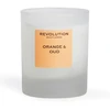 Revolution Home Clear Collection Oranžinis &amp; Oud Scented Candle