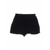Rexona Zara Basic Shorts: Juodas Solid Bottoms - Size Large