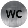 Durų ženklas RIDDER WC Matinis chromas