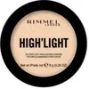 Rimmel London High'light Buttery-Soft paryškinanti pudra 002-Candleit 8