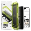 Ringke iPhone Air ekrano apsauga Premium Easy Slide privatumą saugantis grūdintas stiklas 9H su montavimo rėmeliu (2 vnt.) skaidrus