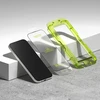 Ringke Easy Slide 2-pack apsauginis stiklas skirtas Apple iPhone 17 – juodos spalvos