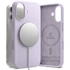 Ringke Silicone Magnetic MagSafe dėklas skirtas Apple iPhone 17 – violetinės spalvos