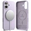 Ringke Silicone Magnetic MagSafe dėklas skirtas Apple iPhone 17 – violetinės spalvos