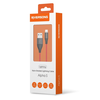 Riversong kabelis Alpha S USB - žaibas 1,0m 2,4A juodas CL32