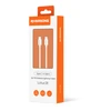 Riversong kabelis Lotus 08 USB-C - USB-C 1,0m 3A light pilkas CT76