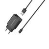 Riversong laidinis įkroviklis SafeKub D2 2x USB 12W juodas + kabelis USB - Lightning AD29 + CL85