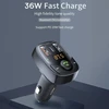 Rock Transmiter FM B301 MP3, Bluetooth – 2xUSB + Type C + micro SD – 36W juodos spalvos