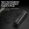 Rockbros 24510003001 priekinis dviračio žibintas 260 lm + USB-C - USB-A laidas - juodas