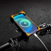Rockbros 25210030007 telefono laikiklis motociklui - juodos spalvos