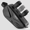 Rockbros Bike Bag, Rigid, Frame, Top Tube, 1.4l – juodos spalvos