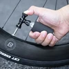 Rockbros CO₂ siurblys, aliuminio lydinio vožtuvo galvutė, be kasetės, suderinamas su „Presta“ / „Schrader“ - juodas