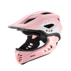 Dviratininko šalmas Rockbros TT-32002 Rabbit dziecięcy su odpinaną szczęką dydis M (54-58) - rožinė