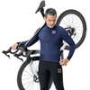 Rockbros YDWT014 Winter Fleece Double Layer Cycling Jacket Size XXL - Mėlyna