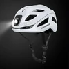 Rockbros ZK-077 Bicycle Helmet with Integrated Multi-Directional Lighting 57-61 cm - Baltas