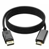 „RoGer DisplayPort“ į HDMI kabelis / 4K x 2K / 1,8M / Juodas