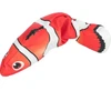 Trixie Žaisliukas žuvytėms, žaislas katėms, balta/raudona/juoda, 26 cm, su katžole