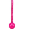 Trixie minkštas ir stiprus žaislinis kamuoliukas su dirželiu šunims, rožinis, TPR, 27 cm