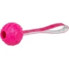 Trixie minkštas ir stiprus žaislinis kamuoliukas su dirželiu šunims, rožinis, TPR, 29 cm