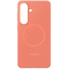 Dėklas Samsung EF-ES947COE Silicone Magnet Cover for Samsung Galaxy S26+ / Coral Raudona