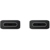 112803 EP-DX510JBE Samsung USB-C/USB-C duomenų kabelis 5A 1.8m juodos spalvos (OOB Bulk)