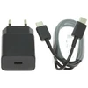 Samsung EP-T1510EBE travel charger | 15W | USB-C | with USB-C to USB-C cable included | juodas (OEM)