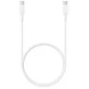 112803 EP-T1510EWE + EP-DA705BWE Samsung 15W kelioninis įkroviklis + USB-C/USB-C Data kabelis baltos spalvos (OOB Bulk)