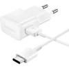 Samsung EP-TA200EWE kelioninis įkroviklis | 15 W | USB-C | su USB-C į USB-C kabeliu | balta (OEM)